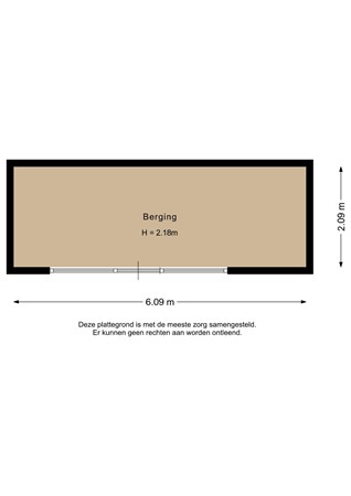 Floorplan - Secretaris Bosmanstraat 9A, 2041 KR Zandvoort